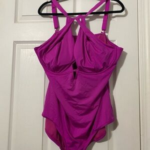 Sexy purple one piece